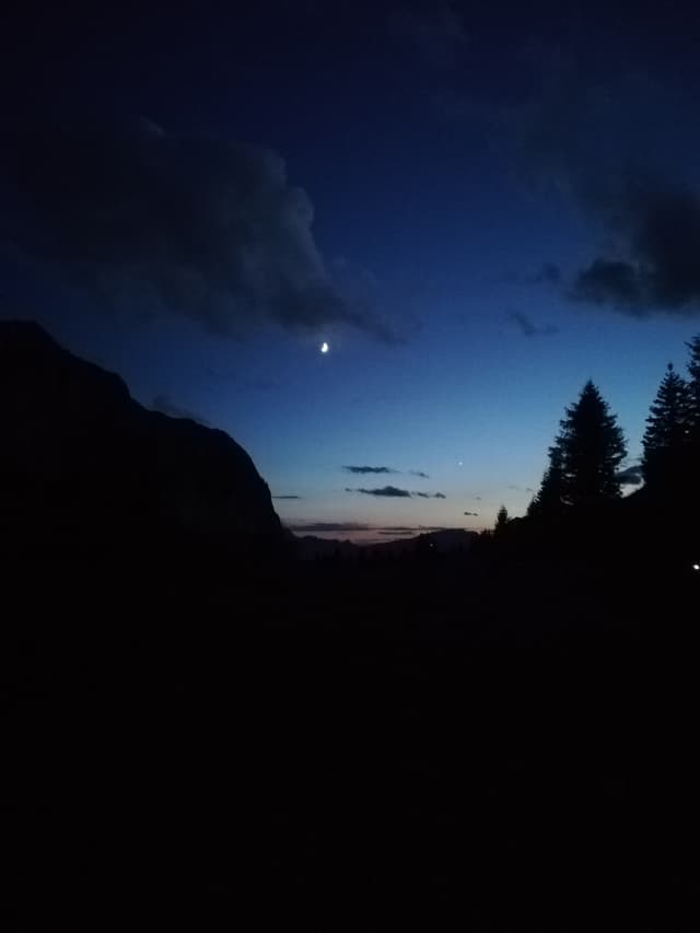 Sunset in the Alps